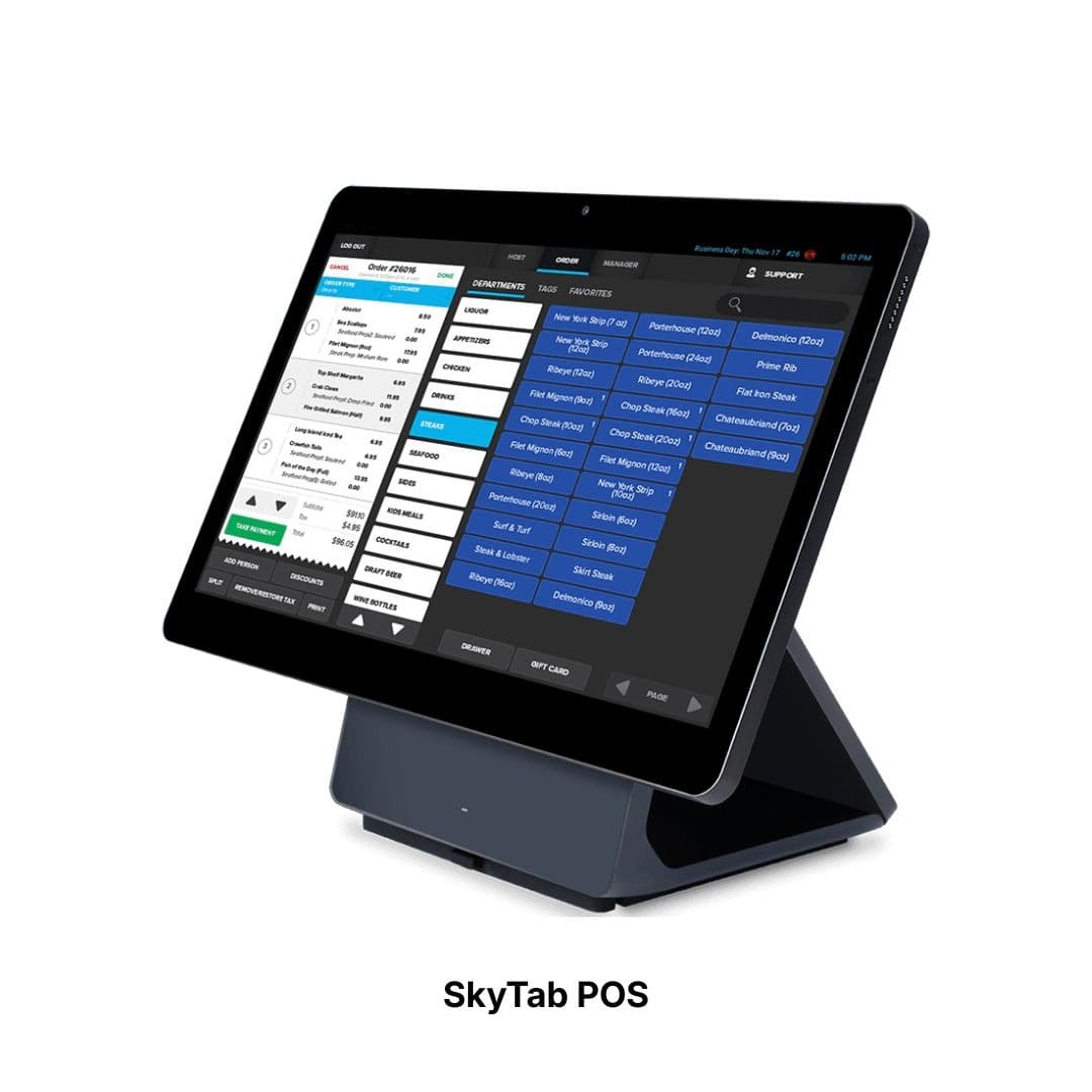 Shift4Dine POS point-of-sale system